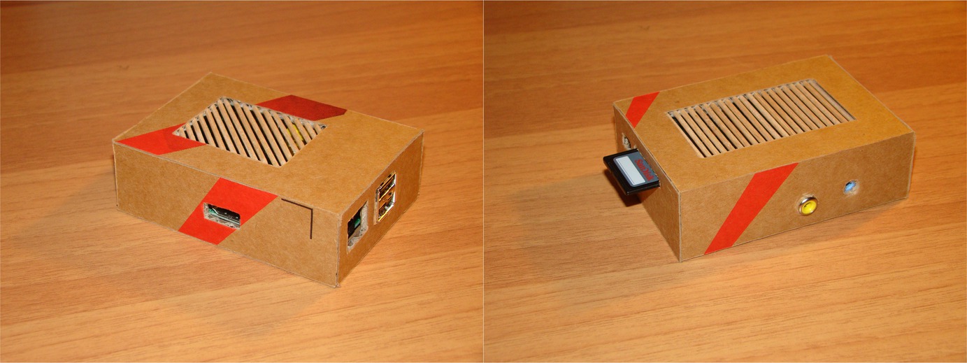 Cardboard case